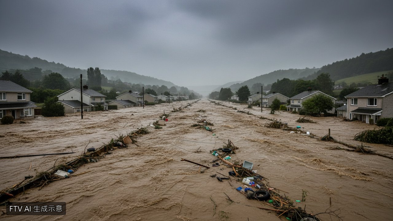 中國中南部遭暴雨狂襲！洪災土石流奪8命、萬人緊急撤離