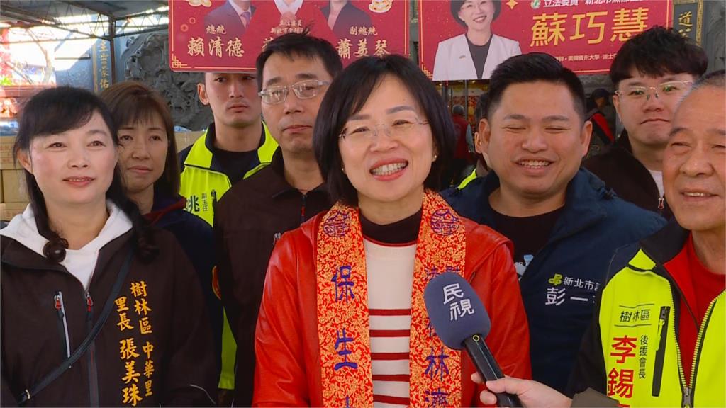 快新聞／蘇巧慧初二繼續走春拜廟！　支持者喊「樹林要出市長了」