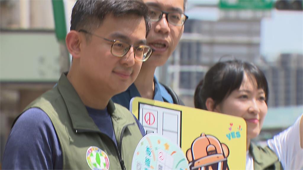 快新聞／三階熱戰！葉元之罷團路口宣講　卓冠廷、山田摩衣當後盾力挺