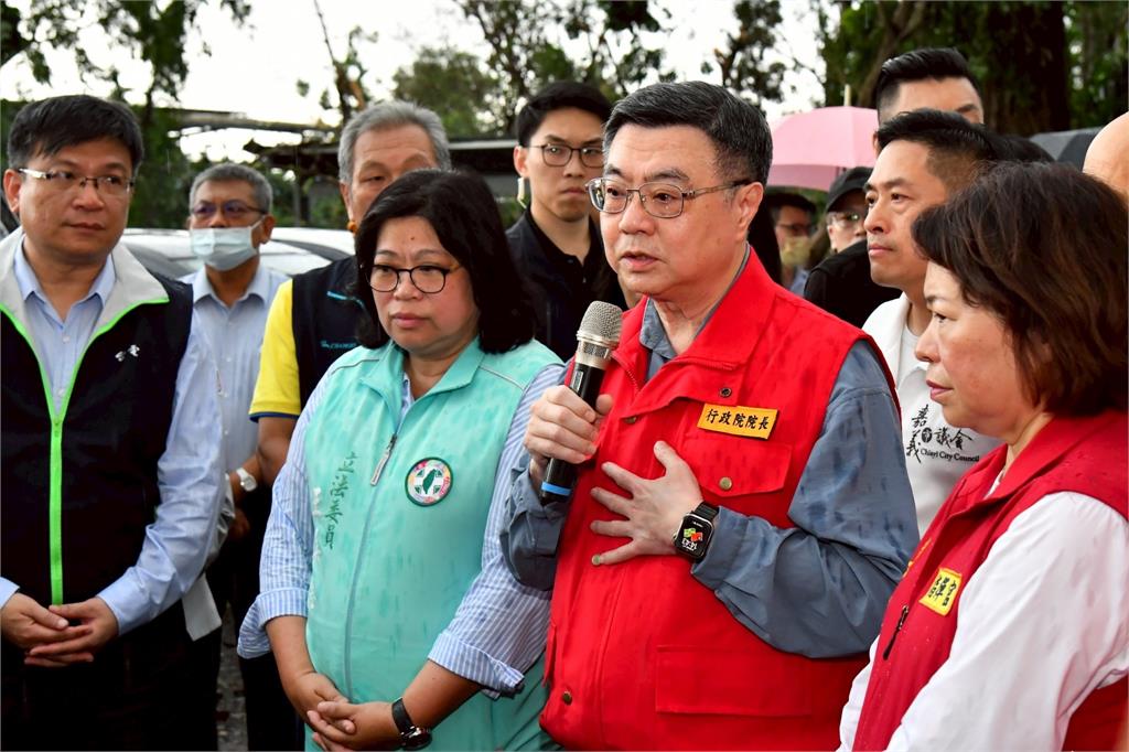快新聞／丹娜絲重創！卓榮泰南下視察嘉義市　感謝台電同仁全力搶修
