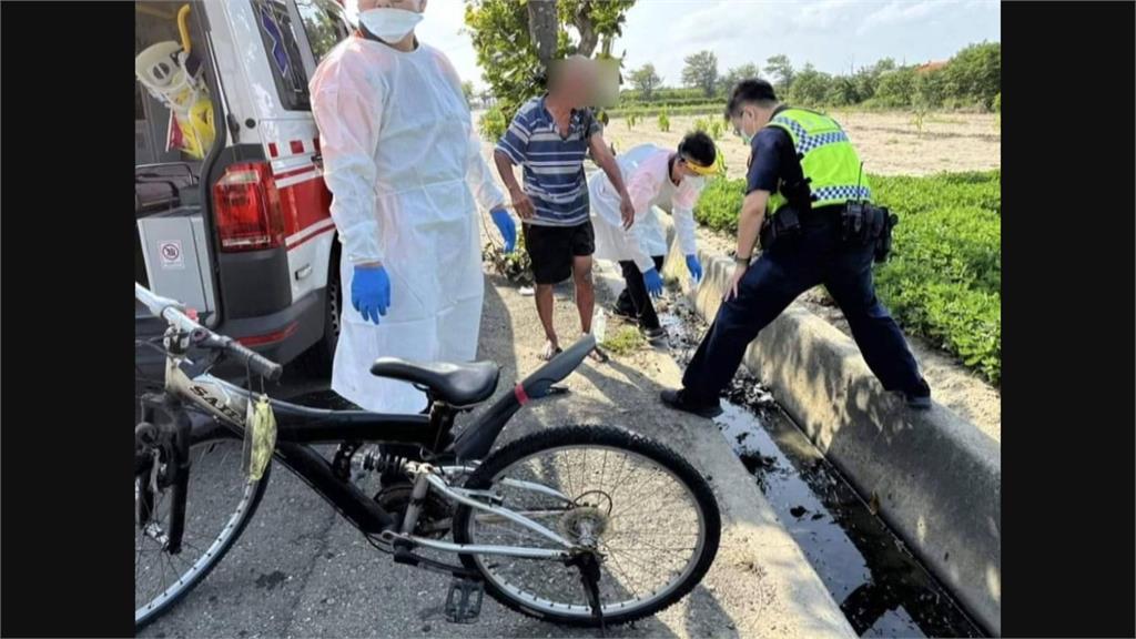 強風突襲雲林東勢、台西　6旬男連人帶車被吹落水溝
