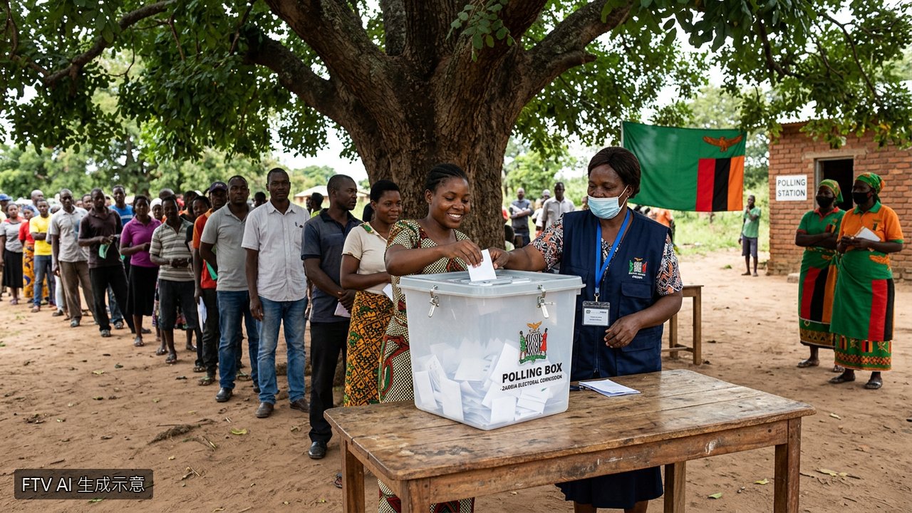 尚比亞總統Hichilema 奪60%選票成功連任
