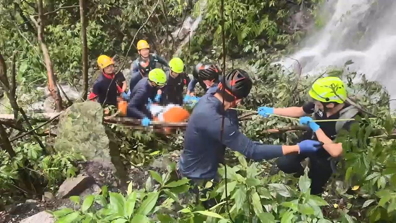 快新聞／台中「蝴蝶谷瀑布」落石砸16人登山隊！釀4死2輕傷　前交通部長也在場
