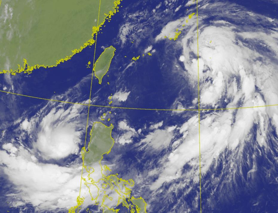 快新聞／雙颱外圍環流影響！北部、東北部將現雨勢　中彰高溫上看36度