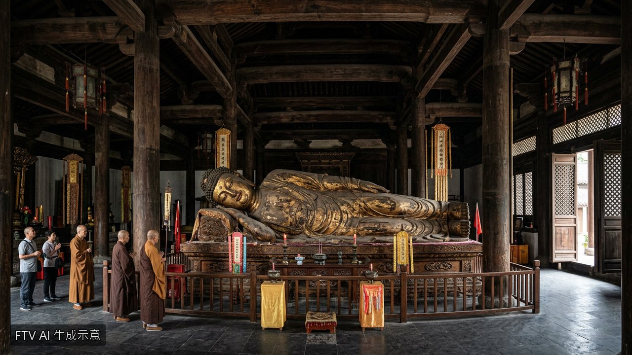 中國最大獨木雕刻臥佛　歷經840年完好無損祕訣曝光