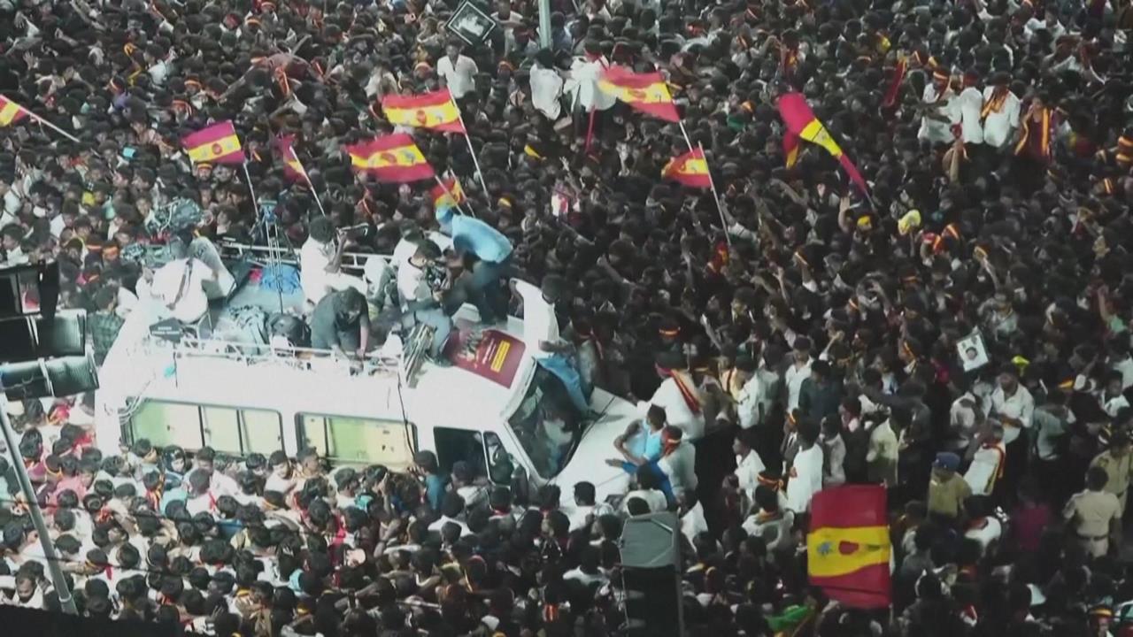 印度政治集會爆踩踏意外 至少36死逾50人傷