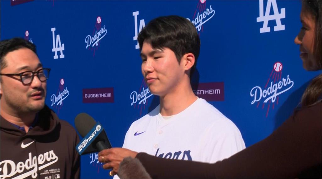 MLB(影)／道奇舉辦年度球迷會　韓籍新生力軍金慧成談為何選擇道奇