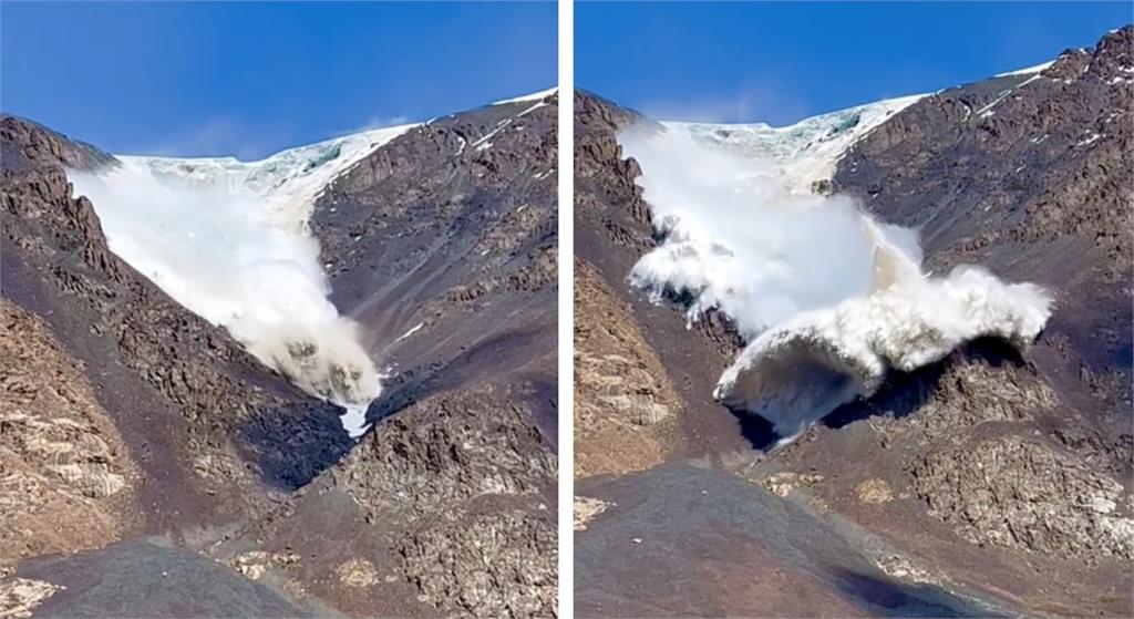 生死瞬間！登山客冒險紀錄「雪崩第一視角」　下一秒險遭白雪吞噬