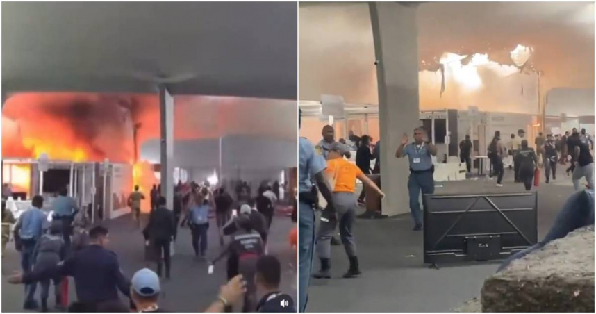 巴西「COP30」場館驚傳大火！全球氣候談判被迫中斷