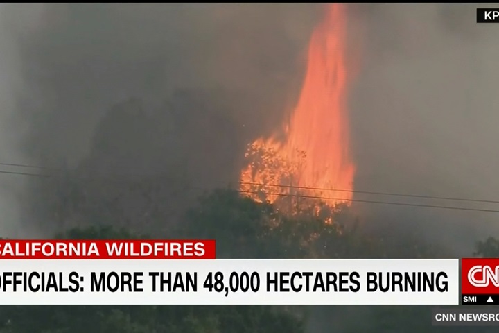 加州森林野火急速蔓延  進入緊急狀態