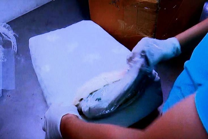 國際快捷寄泰國乳膠枕 竟藏海洛因14公斤