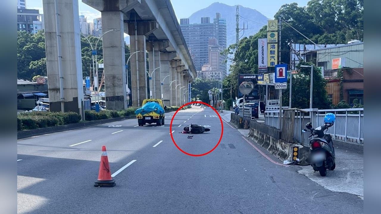 最新/淡水無照男騎士「鬼切」路邊 後方護理師撞上「頭部重創」不治