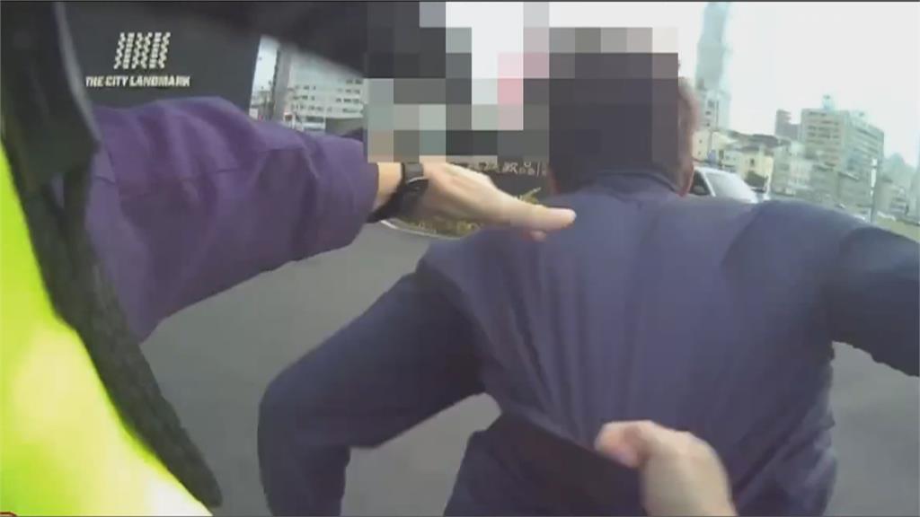 逃逸移工違規左轉拒檢棄車逃　動手攻擊警被壓制逮捕送法辦