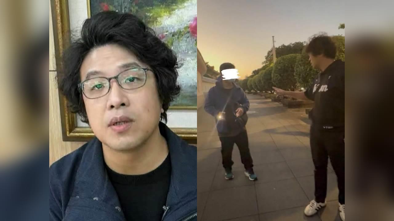帶愛女散步遭陌生男「突襲」!沈伯洋還原現場嘆:他被KMT洗腦!