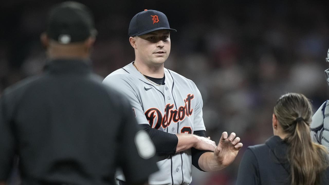 MLB(影)／最多關機三個月！賽揚強投「虎王」突撤先發「手肘將動刀」歸期未定