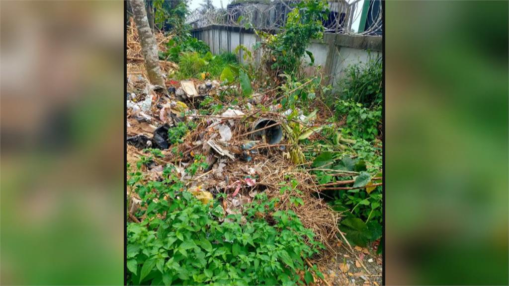 花蓮基地旁堆滿國軍垃圾？　「軍方文件」也亂丟