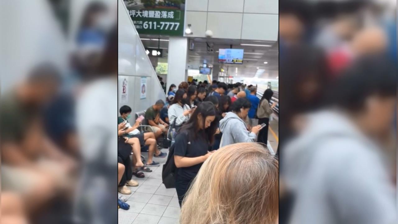 高屏地區雨彈狂炸　高捷紅線傳故障訊號尖峰時段大誤點