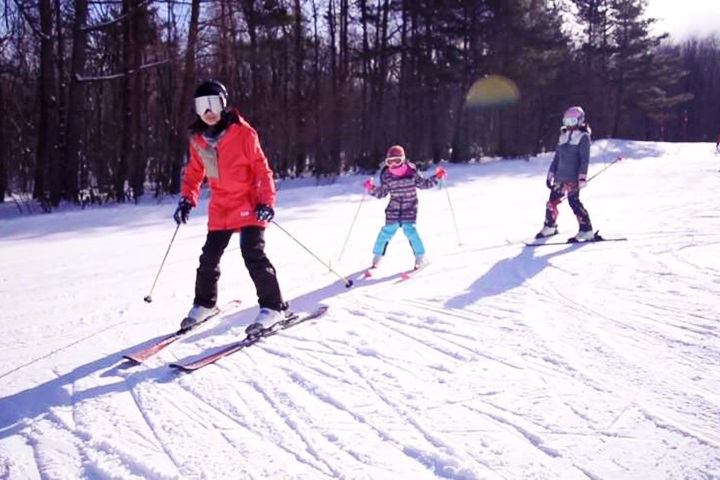 冬天瘋滑雪 滑雪學校學基本功