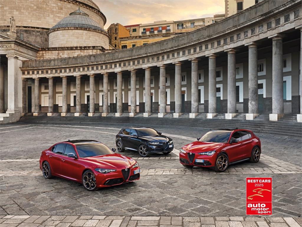 ALFA ROMEO 勇奪 7 項德國與瑞士「BEST CARS」最佳車款殊榮