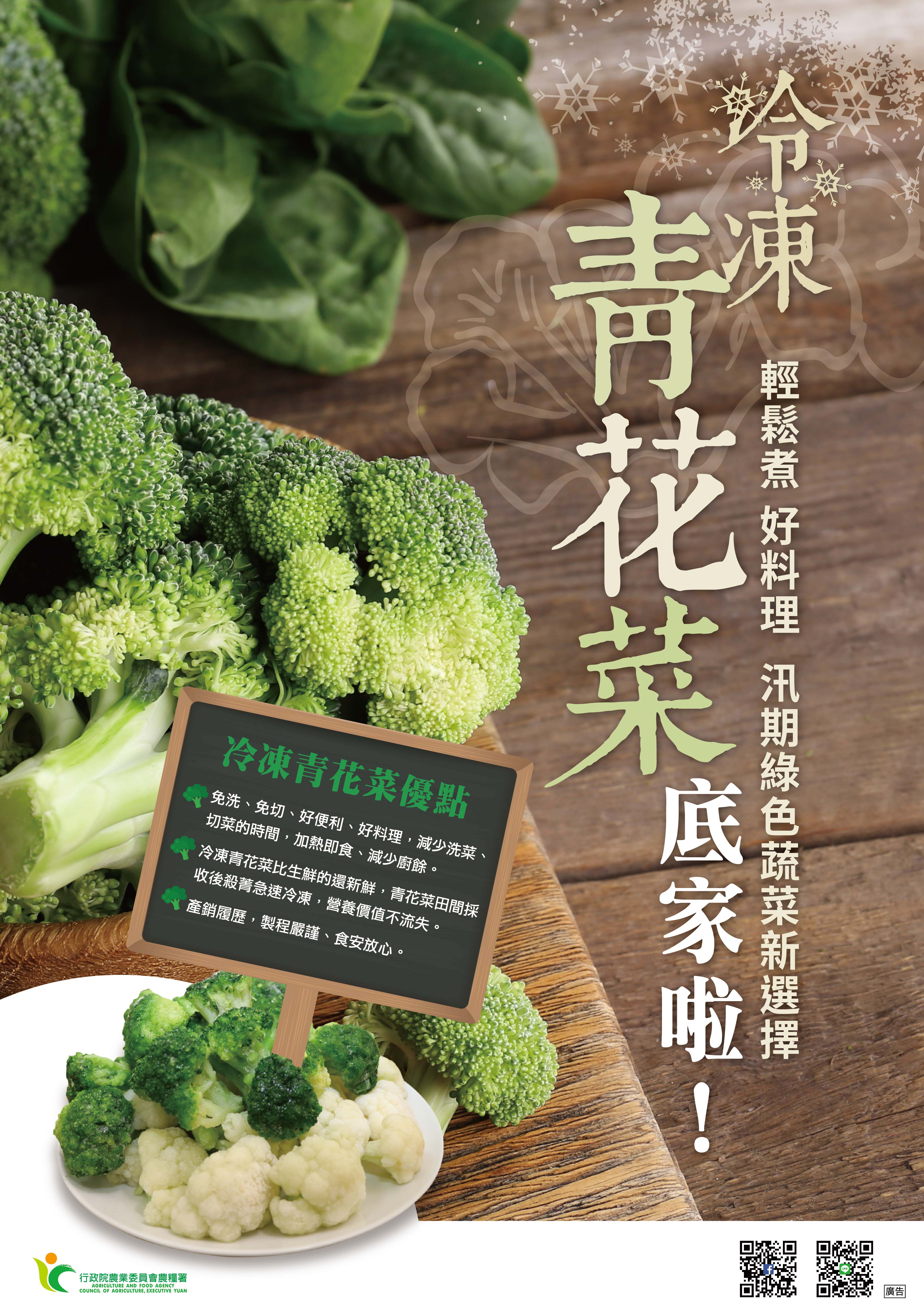 夏季新選擇　國產履歷冷凍青花菜最安心