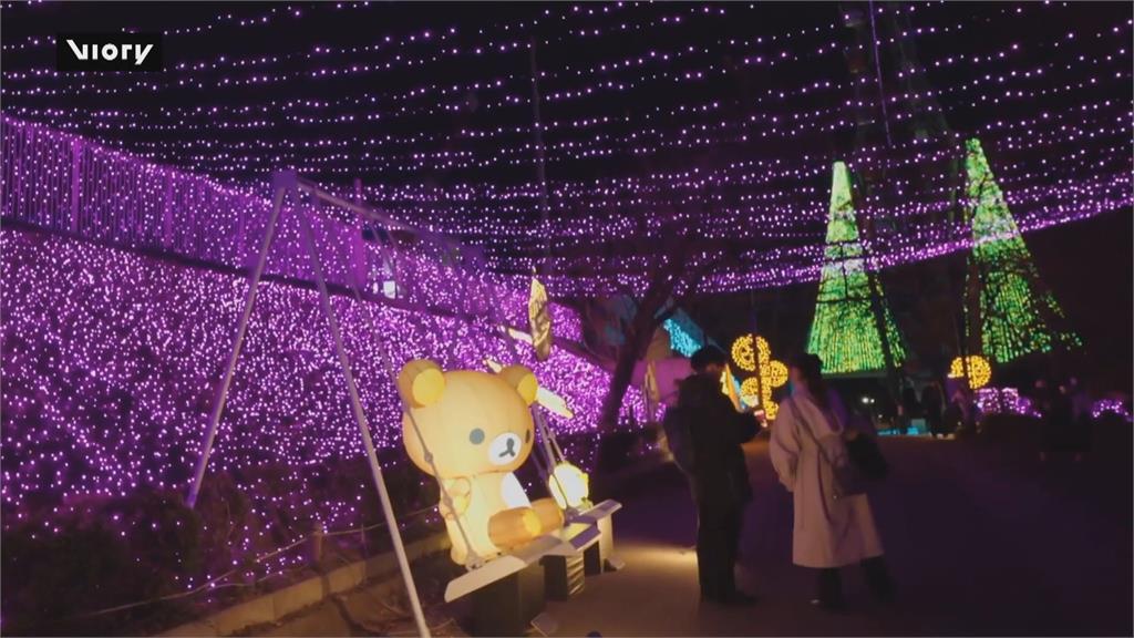 日本相模湖燈光秀揭幕！　600萬顆燈泡打造夢幻美景