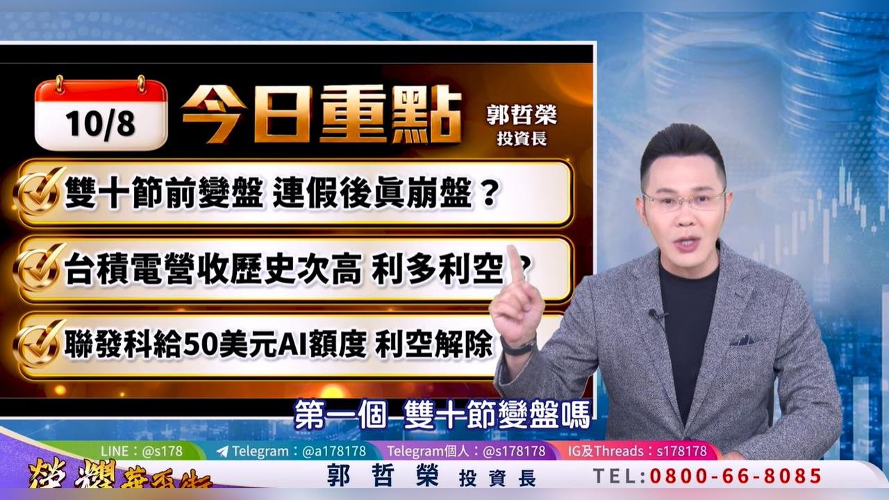 AI科技股大跌＋美337調查 週一台股跌千點？散戶剉