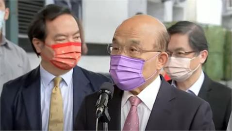 藍營狂打政府獲美日捐疫苗　蘇貞昌：仇恨發言不符合台灣人民的善良
