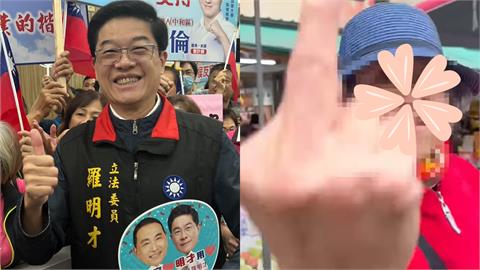 暴怒紅衣婦亂二階連署！「比中指、打志工」42秒飆罵畫面曝光…罷團不忍提告了
