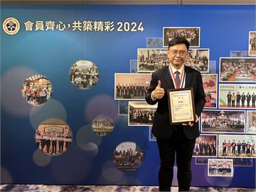 快新聞／展現「立院到產業現場」行動力　賴瑞隆獲頒國家磐石關懷獎章
