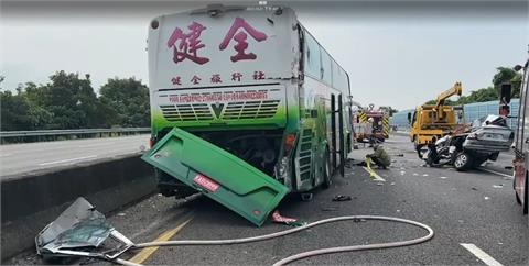 有繫安全帶仍喪命！爸媽帶兒女員旅遇劫…雲林國道車禍遊覽車母子座位曝