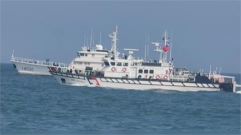 快新聞／惡霸中共又來了！4艘海警船兩路闖金門　海巡一對一全程盯死
