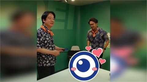 快新聞／祝賴清德67歲生日快樂！沈伯洋親送「這1物」　兩人激戰畫面曝光