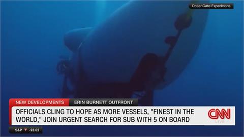 鐵達尼號潛航器氧氣恐耗盡　機器人潛入水下6千公尺尋找希望