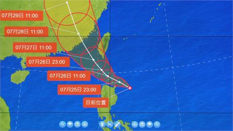 杜蘇芮恐轉強颱14:30發陸警！ 1圖看「這2天」最接近台灣