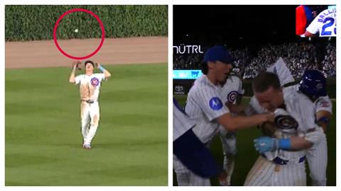 MLB(影)／上演道歉野球！PCA「雙手一攤」飛球沒接到險變戰犯、敲再見安變英雄
