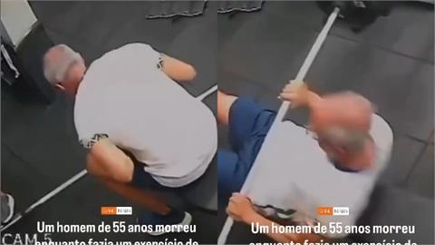 館長臥推失誤遭「槓鈴重擊壓胸」！監視器曝光「生前畫面」令人震驚