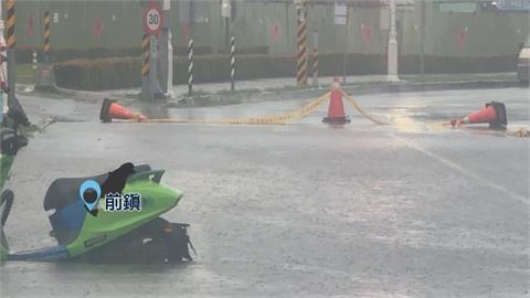 瞬間豪雨! 高雄多處積淹水 部分路段水深一度破20公分