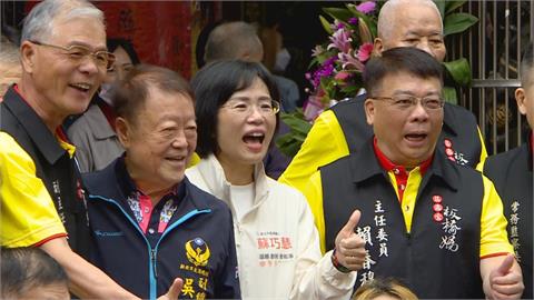新北三巨頭慈惠宮同台參香！蘇巧慧展現親民活力：要當新世代最信任的市長