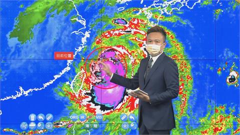 快新聞／颱風眼再現！ 軒嵐諾今恐又轉強颱　15縣市防豪大雨