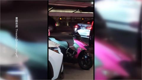 機車闖桃機一航廈大廳外！　航警局將開罰
