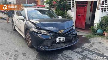 台東警匪街頭激戰！男子拒檢撞警車襲警 5員警掛彩