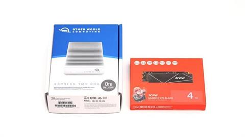 DIY Thunderbolt 5 Portable SSD: OWC Express 1M2 80G & XPG S70 Blade 4TB