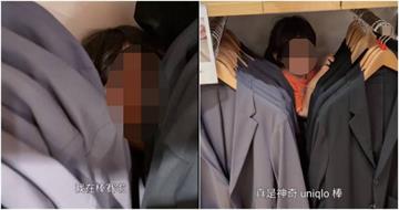 網紅夫妻「帶女兒到UNIQLO商品架大便」　她嘆：長大會有多崩潰