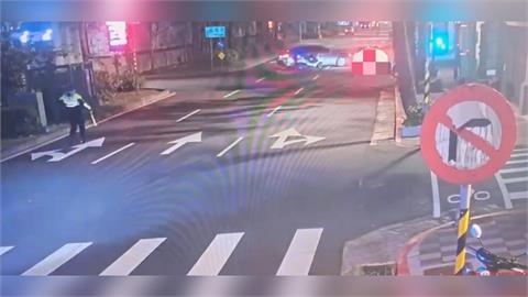 相隔38分鐘！蕭美琴車隊抵台北「又出事」　警遭轎車撞骨折