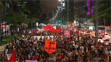 憂「巴西版川普」當選總統 民眾發動示威
