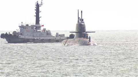 國造潛艦海鯤號首度海測　6小時測試結束寫下里程碑