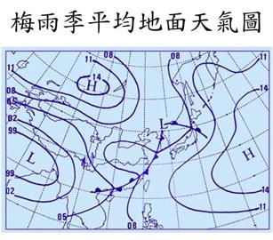 快新聞／低壓帶持續壟罩　鄭明典曝圖稱：有些「梅雨」味道