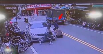 宜蘭假車禍真搶劫！女子拖「裝金飾行李箱」被撞倒奮力反抗