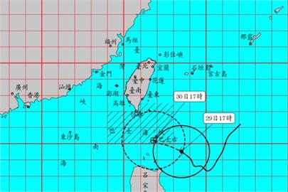快新聞／山陀兒洶洶而來！氣象署：路徑仍有變數　南部地區應提高警覺