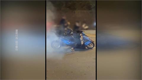 新竹飆仔橫行! 封路飆車.高速燒胎 警掃蕩改裝車行逮捕１２人